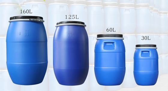 HDPEのプラスチック ドラム バレル30L -鉄のたがとの160Lシリンダー形