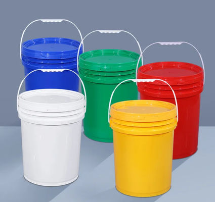 ふた20L OEMが付いている円形の明確なPPのプラスチック バケツを印刷する熱伝達