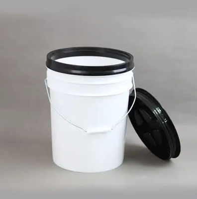 1.4mmの厚さ20Lのガンマのシールのふたおよび金属のハンドルのねじが付いているプラスチック ペンキのバケツ