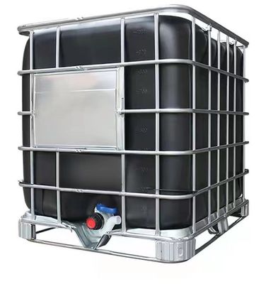 1000リットルのIBC 鋼鉄電熱外籠と黒い内容器 化学工業用