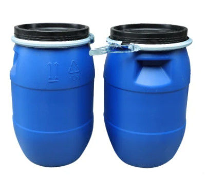 青い開いた上のHDPEのドラム シリンダー50リットルのプラスチック バレルODM