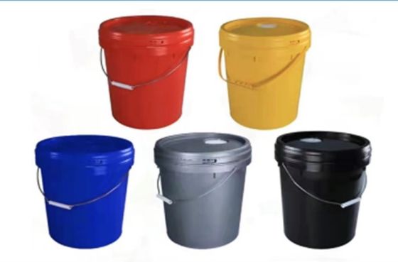 厚く1.4mmの空のプラスチック ペンキのバケツさびない多色刷り20L