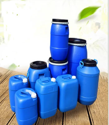 貯蔵の耐久財の青い色のためのHDPE 125Lの開いた上のプラスチック ドラム