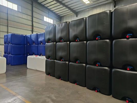 1000リットルのIBC 鋼鉄電熱外籠と黒い内容器 化学工業用