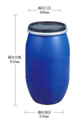 125L フランジ プラスチック 原料 樽 鉄輪 化学 樽 開口
